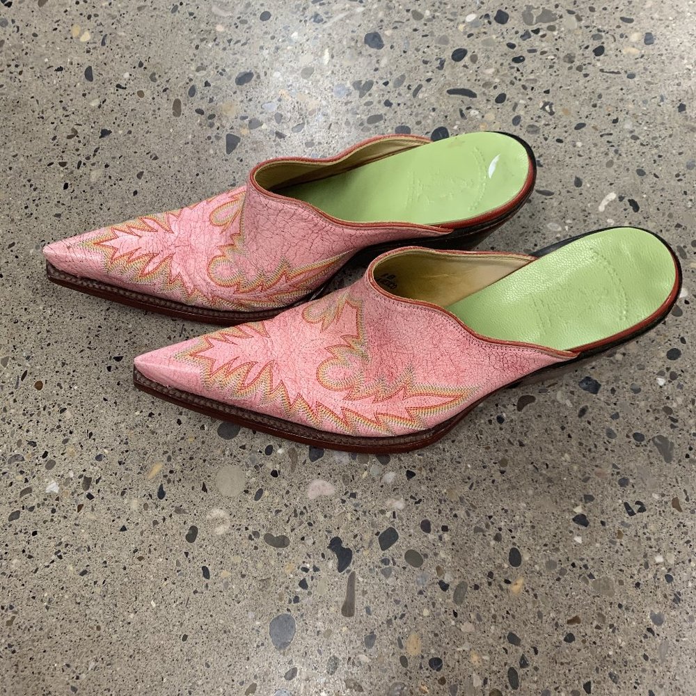 Watermelon Old Gringo Cowboy Shoe, 8 - Picture 2 of 4
